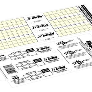 JT Eaton 166 Glue Board Insert, 10" Length x 4" Width x 0.2" Height, for Repeater and Little Pete Multiple Catch Mouse Traps (Case of 72)