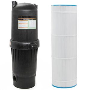 xtremepowerus 120sqf pool cartridge filter, in-ground swimming pool and spa