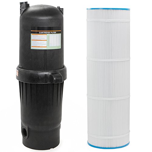 XtremepowerUS 120sqf Pool Cartridge Filter, In-Ground Swimming Pool and Spa