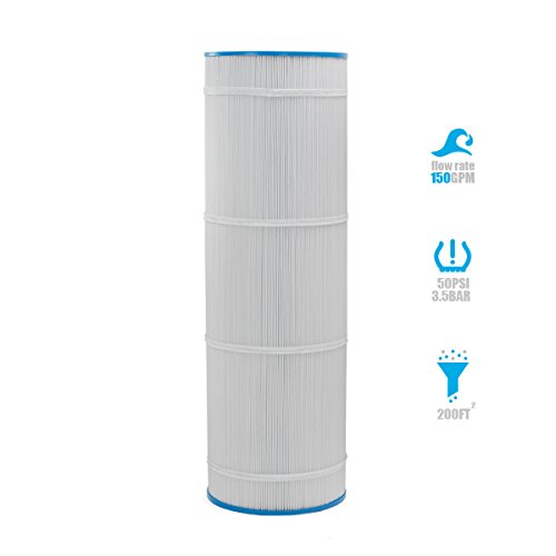 XtremepowerUS 200 sq/ft Pool Cartridge Filter In-Ground Swimming Pool and Spa Pool Filter System for Pools Up to 47000 Gallons