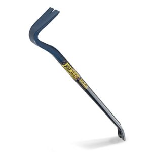 estwing gooseneck wrecking bar pro - 36" pry bar with angled chisel end & forged steel construction - ewb-36ps