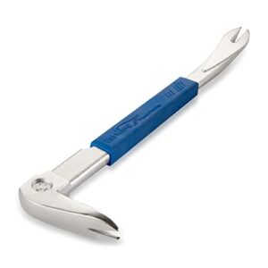 ESTWING Pro Claw Nail Puller - 9" Pry Bar with Forged Steel Construction & No-Slip Cushion Grip - PC210G