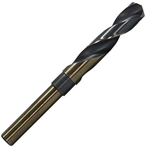 Drill America - KFDRSD11/16 11/16" Reduced Shank High Speed Steel Black & Gold KFD Drill Bit with 1/2" Shank, KFD Series