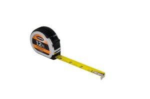 keson pg1012 short tape measure with nylon coated steel blade (graduations: ft., 1/10, 1/100), 5/8-inch by 12-foot