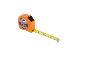 keson tape measure, 5/8 in x 12 ft, orange, in/ft (pgtfd12v)