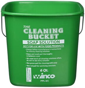 winco cleaning bucket, medium, green