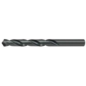 alfa tools mj252043 13.2mm high-speed steel metric black oxide finish jobber drill