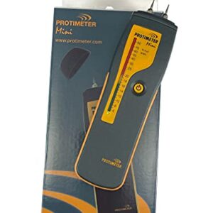 AMPHENOL THERMOMETRICS BLD2000 Mini Moisture Meter, LED Display, 6 to 90% Range, 9 V Power, 7-1/64" Length x 1-29/32" Width x 1.09" Height, Grey