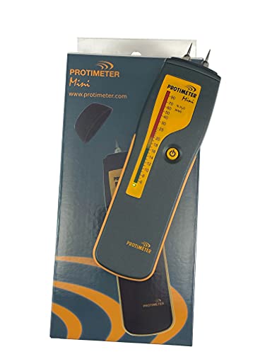 AMPHENOL THERMOMETRICS BLD2000 Mini Moisture Meter, LED Display, 6 to 90% Range, 9 V Power, 7-1/64" Length x 1-29/32" Width x 1.09" Height, Grey