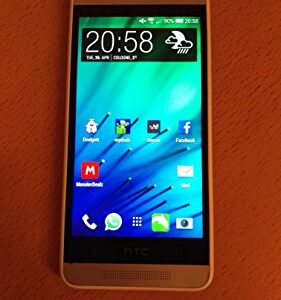 HTC One Mini 16GB 4G LTE Unlocked GSM Cell Phone - Silver (No Warranty)