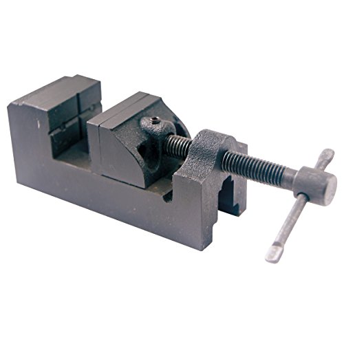 HHIP 3900-1730 Grooved Jaw Drill Press Vise, 1.5" Width x 1" Depth Jaw, 1.5" Jaw Opening (Pack of 1), Black