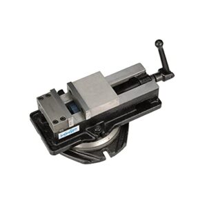 HHIP 3900-2102 Pro-Series Heavy Duty Milling Vise with Swivel Base, 4" Jaw Width, 4" Jaw Opening (Pack of 1)