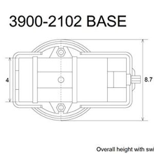 HHIP 3900-2102 Pro-Series Heavy Duty Milling Vise with Swivel Base, 4" Jaw Width, 4" Jaw Opening (Pack of 1)