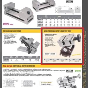 HHIP 3900-2625 Mini Precision Tilt/Swivel Vise, 2.25" Width x .781" Height Jaw, .531" Jaw Opening (Pack of 1)