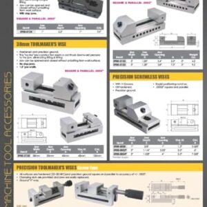 HHIP 3900-2625 Mini Precision Tilt/Swivel Vise, 2.25" Width x .781" Height Jaw, .531" Jaw Opening (Pack of 1)