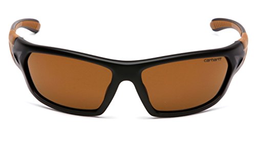 Carhartt Carbondale Safety Sunglasses with Sandstone Bronze Lens Black/tan