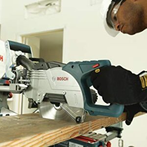 BOSCH CM8S 8-1/2 Inch Single Bevel Sliding Compound Miter Saw, Blue