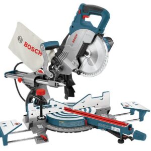 BOSCH CM8S 8-1/2 Inch Single Bevel Sliding Compound Miter Saw, Blue