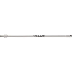 remco 6036drn 36" fiberglass handle with threaded tip, 1-1/2" diameter, white
