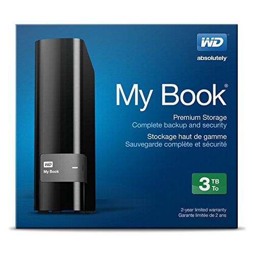 WD 3TB My Book Desktop External Hard Drive - USB 3.0 - WDBFJK0030HBK-NESN