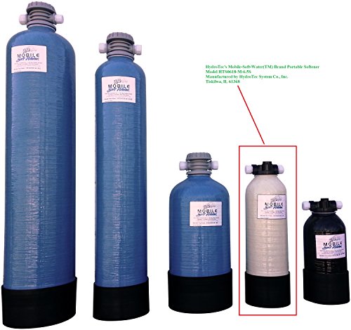 Portable 'Mobile-Soft-Water' Water Softener 6,400 Grain Capacity Manual Regeneration