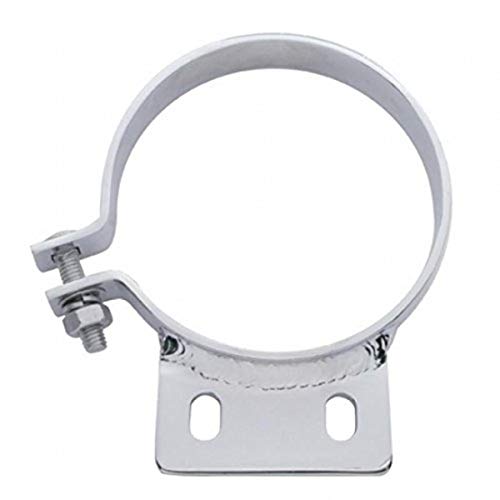 United Pacific 21295 Stainless Steel Exhaust Clamp for Peterbilt, 304 Premium SS, Strong & Durable, Steel Construction – ONE Unit – 6inch