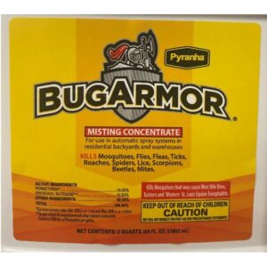 pyranha bug armor mosquito misting system solution