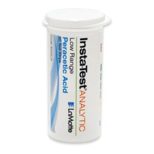 lamotte insta-test 3000lr peracetic acid single-factor test strip, low range, 0 to 50 ppm range (pack of 50)