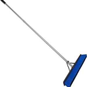 SPARTA Sweep Complete Floor Sweep with Squeegee for Catering, Buffets, Restaurants, Stainless Steel, 24 Inches, Blue, (Pack of 6)