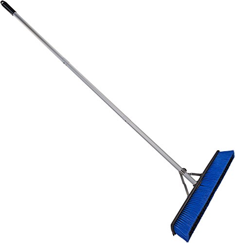 SPARTA Sweep Complete Floor Sweep with Squeegee for Catering, Buffets, Restaurants, Stainless Steel, 24 Inches, Blue, (Pack of 6)