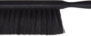 SPARTA Flo-Pac Counter Brush, Bench Brush, Dustpan Brush with Long Lasting for Counters, Floors, And Fireplace, 8 Inches, Black, (Pack of 12)