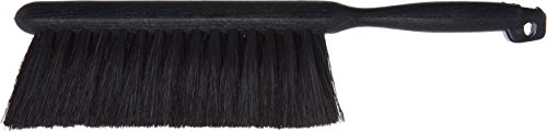 SPARTA Flo-Pac Counter Brush, Bench Brush, Dustpan Brush with Long Lasting for Counters, Floors, And Fireplace, 8 Inches, Black, (Pack of 12)