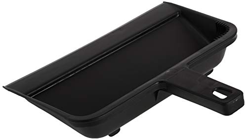 Genuine Joe GJO02406 Heavy-Duty Plastic Dust Pan, 12-inch,Black