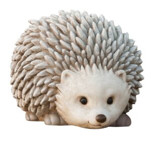 roman pudgy pal garden figure, 75262, hedgehog, 6.25 inches tall