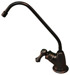 pureteck f-07-orb euro style non air-gap for reverse osmosis or water filters, oil rubbed bronze