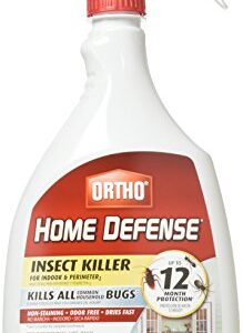 Ortho 0196410 Home Defense MAX Insect Killer Spray for Indoor and Home Perimeter, 24-Ounce (Ant, Roach, Spider, Stinkbug & Centipede Killer)(2Pack)