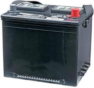 generac 5819 model 26r wet cell battery for all air-cooled standby generators, 12 volts dc, 525 cold cranking amps, dimensions (lxwxh) 8.7" x 6.8" x 7.6"