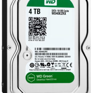 WD40EZRX Western Digital 4TB Internal Hard Drive IntelliPower 64MB Cache SATA 6.0Gb