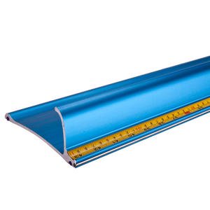 31 inch Aluminum Metal Big Foot Safety Ruler for Vinyl Cutting Trimming w/Stainless Steel Edge