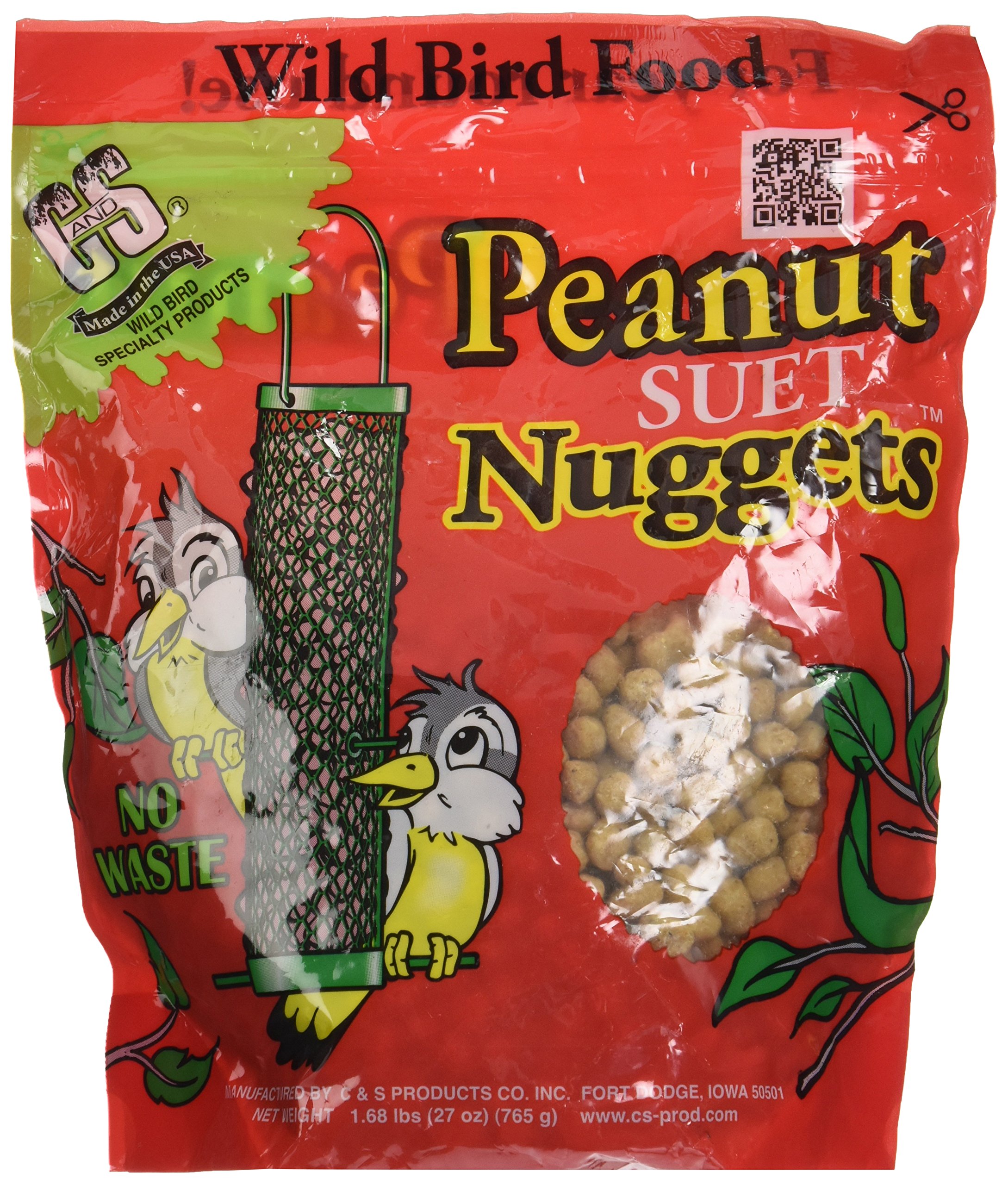 C & S CS6105 FBA_6105 Wild Bird Nuggets 27 oz (Pack of 6), 6-Pack, Multi