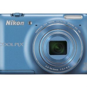 Nikon COOLPIX S6400 16 MP Digital Camera with 12x Optical Zoom and 3-inch LCD (Blue)