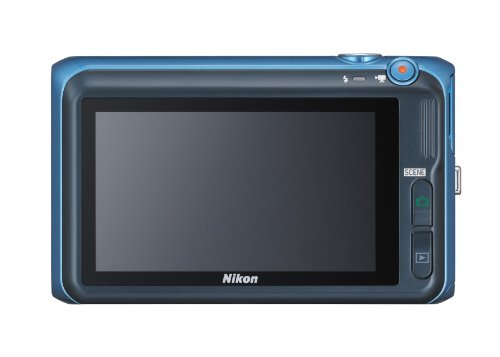 Nikon COOLPIX S6400 16 MP Digital Camera with 12x Optical Zoom and 3-inch LCD (Blue)