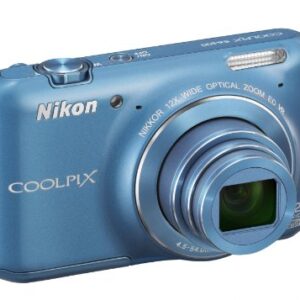 Nikon COOLPIX S6400 16 MP Digital Camera with 12x Optical Zoom and 3-inch LCD (Blue)