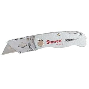 starrett exact plus kuxp010-n aluminum die-cast folding utility knife