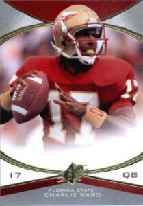 2013 upper deck spx football card #31 charlie ward florida state seminoles