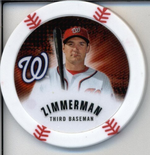 2013 Topps Chipz Baseball Poker Chip - Ryan Zimmerman