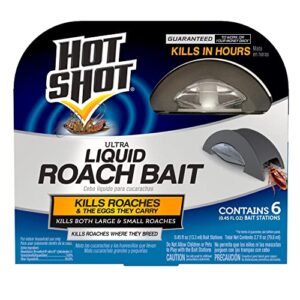 hot shot liquid roach bait, home insect killer, 6 count (pack of 6)