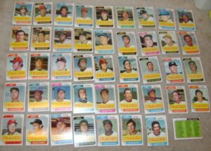 1974 topps baseball card traded complete set 44 cards nrmt