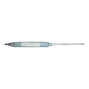 chase instruments 8001 brix precision hydrometer, 0 to 10 brix range, 0.5mm interval, 385mm length