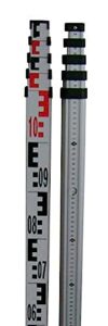 johnson level & tool 40-6327 metric aluminum grade rod, 5m, 1 grade rod
